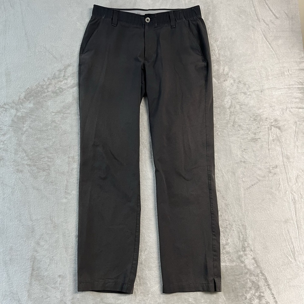 Under Armour Golf Pants Mens 34x32* Black Loose Fit Performance Stretch Active